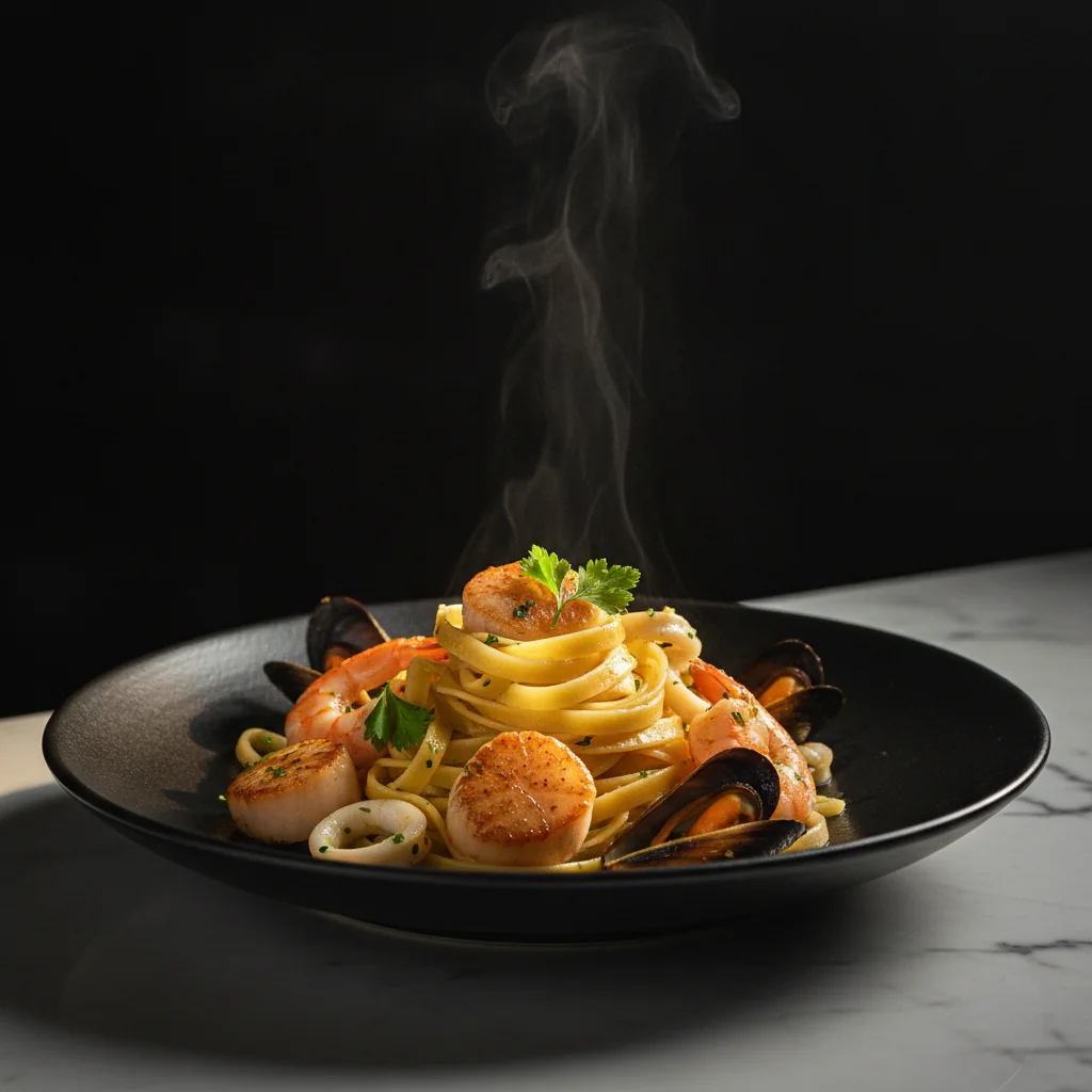 Tagliatelle Fresca cu fructe de mare